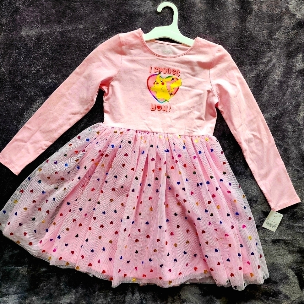 New big girl exclusive spring / summer Pokémon Pikachu tutu dress, size M, L, XL